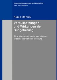 Produktbild: Voraussetzungen und Wirkungen der Budgetierung