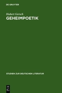 Produktbild: Geheimpoetik
