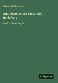 Produktbild: Urkundenbuch der Universit&auml;t Heidelberg