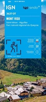 Produktbild: 3637OT Mont Viso - Saint-V&eacute;ran - Aiguilles - Pnr Du Queyras