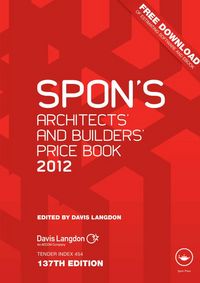 Produktbild: Spon's Architects' and Builders' Price Book 2012