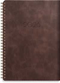 Produktbild: Burde Kalender 2026 Senator A5 Twist braun