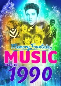 Produktbild: 1990 MemoryFountain Music: Relive Your 1990 Memories Through Music Trivia Game Book Hold On, It Must Have Been Love, Nothing Compares 2 U, and More!