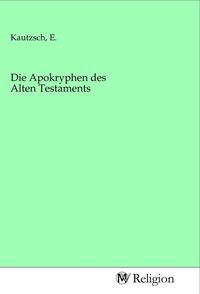 Produktbild: Die Apokryphen des Alten Testaments