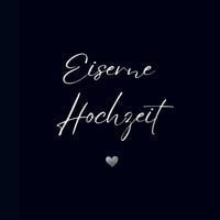 Produktbild: G&auml;stebuch "Eiserne Hochzeit"- Premium G&auml;stebuch Blanko