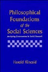 Produktbild: Philosophical Foundations of the Social Sciences