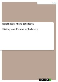 Produktbild: History and Present of Judiciary