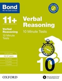Produktbild: Bond 11+ Verbal Reasoning 10 Minute Tests for Age 10-11+ | For 2026 GL Assessment & other 11 plus entrance exams