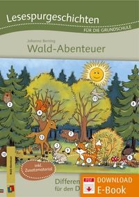 Produktbild: Lesespurgeschichten f&uuml;r die Grundschule - Wald-Abenteuer