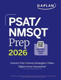 Produktbild: PSAT/NMSQT Prep 2026: Includes a Full Length Practice Test + 100s of Practice Questions + 1 Year Access Online Quizzes and Video Instruction