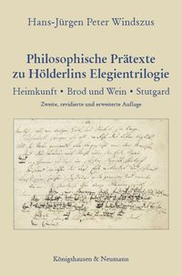 Produktbild: Philosophische Pr&auml;texte zu H&ouml;lderlins Elegientrilogie