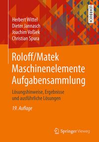 Produktbild: Roloff/Matek Maschinenelemente Aufgabensammlung
