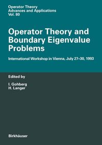 Produktbild: Operator Theory and Boundary Eigenvalue Problems