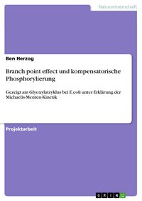 Produktbild: Branch point effect und kompensatorische Phosphorylierung