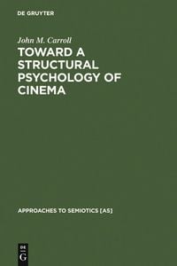Produktbild: Toward a Structural Psychology of Cinema