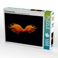 Produktbild: CALVENDO Puzzle Der Kuss zweier Fische | 1000 Teile Lege-Gr&ouml;&szlig;e 64x48cm Foto-Puzzle f&uuml;r gl&uuml;ckliche Stunden