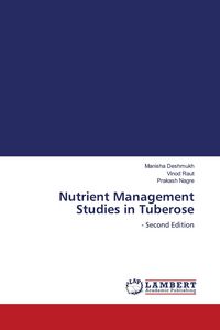 Produktbild: Nutrient Management Studies in Tuberose
