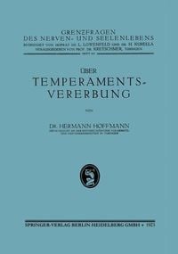 Produktbild: &Uuml;ber Temperamentsvererbung