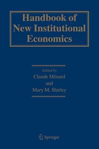 Produktbild: Handbook of New Institutional Economics