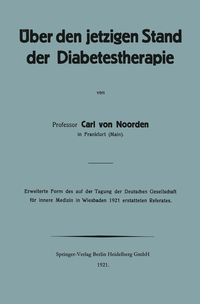 Produktbild: &Uuml;ber den jetzigen Stand der Diabetestherapie
