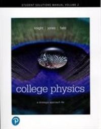 Produktbild: Knight, R: Student Solutions Manual for College Physics