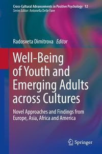 Produktbild: Well-Being of Youth and Emerging Adults across Cultures