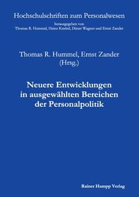 Produktbild: Neuere Entwicklungen in ausgew&auml;hlten Bereichen der Personalpolitik