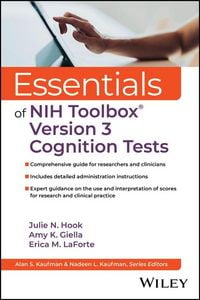 Produktbild: Essentials of Nih Toolbox Version 3 Cognition Tests