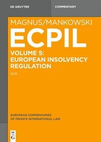 Produktbild: European Insolvency Regulation 2015