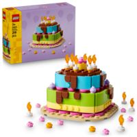 Produktbild: LEGO 40815 Geburtstagstorte, Tischdeko zum Selbergestalten, cooles Geschenkset