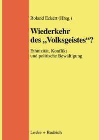 Produktbild: Wiederkehr des &bdquo;Volksgeistes&ldquo;?
