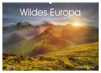 Produktbild: Wildes Europa 2026 (Wandkalender 2026 DIN A2 quer), CALVENDO Monatskalender