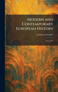 Produktbild: Modern and Contemporary European History
