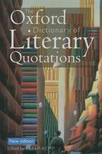 Produktbild: The Oxford Dictionary of Literary Quotations