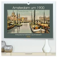 Produktbild: Amsterdam um 1900 (hochwertiger Premium Wandkalender 2026 DIN A2 quer), Kunstdruck in Hochglanz