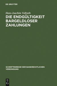 Produktbild: Die Endg&uuml;ltigkeit bargeldloser Zahlungen