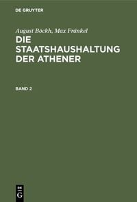 Produktbild: Die Staatshaushaltung der Athener. Band 2