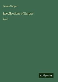 Produktbild: Recollections of Europe