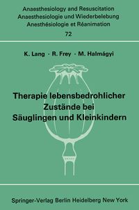 Produktbild: Therapie lebensbedrohlicher Zust&auml;nde bei S&auml;uglingen und Kleinkindern