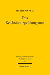Produktbild: Das Reichsjustizpr&uuml;fungsamt
