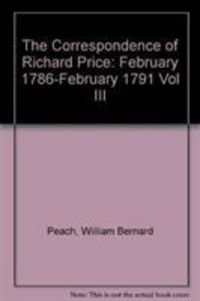 Produktbild: The Correspondence of Richard Price, Volume III