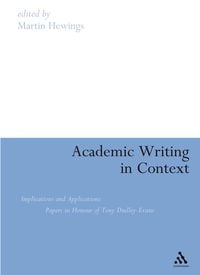 Produktbild: Academic Writing in Context