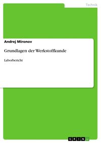 Produktbild: Grundlagen der Werkstoffkunde