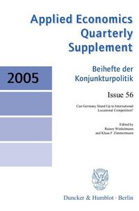 Produktbild: Can Germany Stand Up to International Locational Competition?