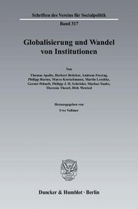 Produktbild: Globalisierung und Wandel von Institutionen.
