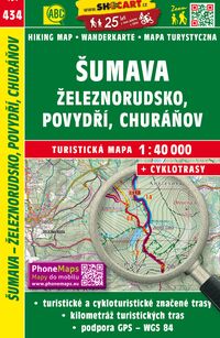 Produktbild: Wanderkarte Tschechien Sumava - Zeleznorudsko, Povydri, Churanov 1 : 40 000