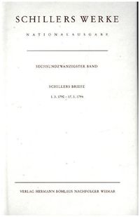 Produktbild: Briefwechsel, Schillers Briefe 1.3.1790-17.5.1794