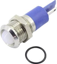Produktbild: TRU COMPONENTS 1605980 LED-Signalleuchte Wei&szlig; 24V DC/AC 350 mcd