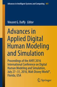 Produktbild: Advances in Applied Digital Human Modeling and Simulation