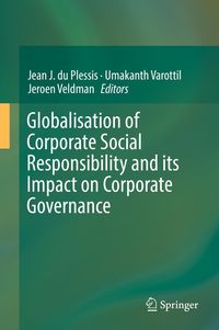 Produktbild: Globalisation of Corporate Social Responsibility and its Impact on Corporate Governance